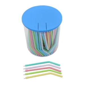 Dental Disposable Spray Nozzles Tips for 3-Way Air-Water Syringe 250 Pack – Colorful, Durable, and Hygienic Dental Accessories for Clinics
