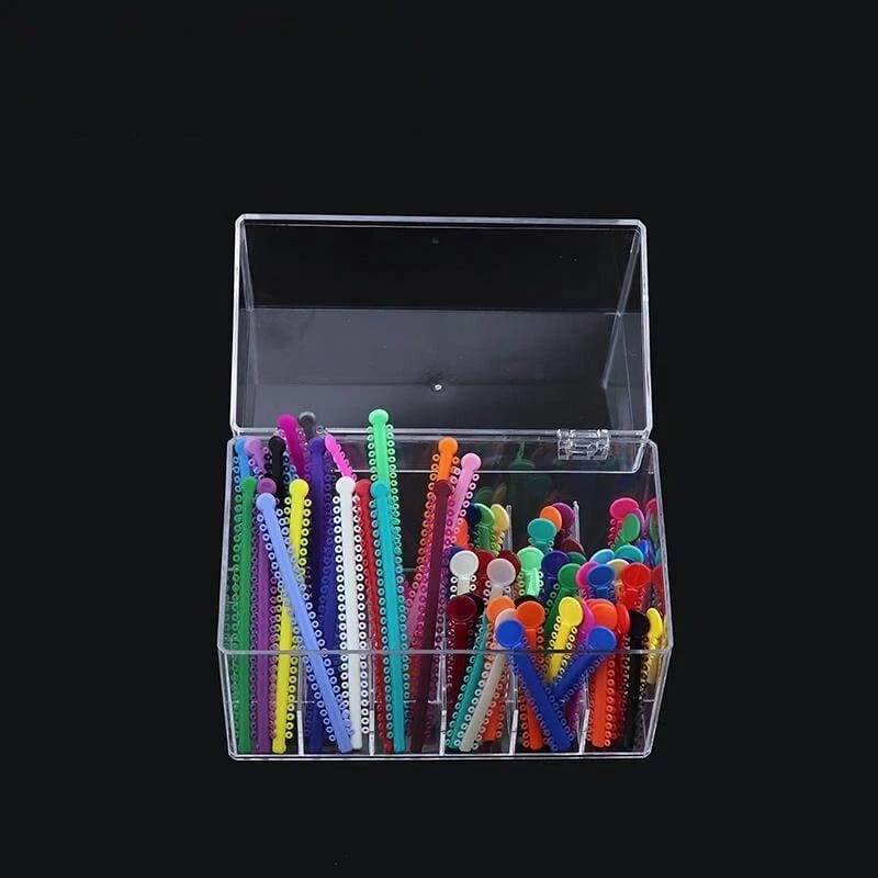Dental Ligature Box acrylic organizer with 18 holes