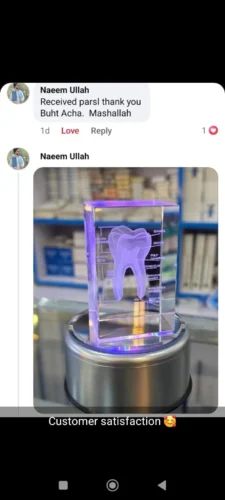3D Crystal Teeth Model photo review