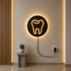 Dental Wall Tooth Neon Sign With Power Adapter