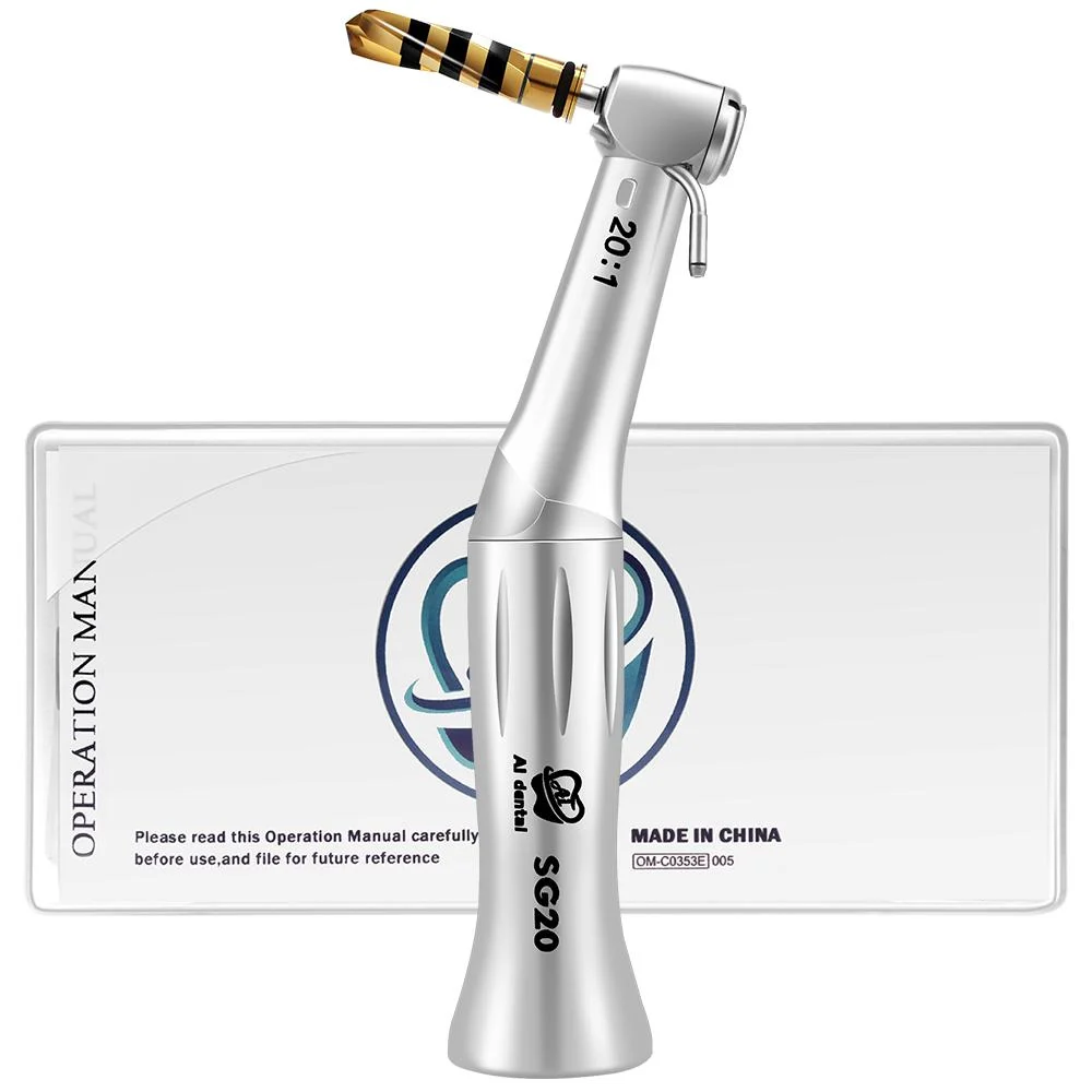 Dental Implant Handpiece 20:1 Reduction Contra Angle
