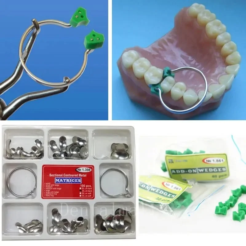 Sectional Matrix Kit+Plier+Add on Wedges(40/Pack)