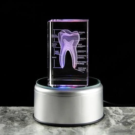 3D Crystal Teeth Model