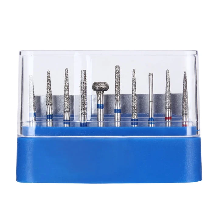 AZDENT Dental Diamond Bur FG-101 For Crown Preparation Anterior Teeth Kit - Image 2