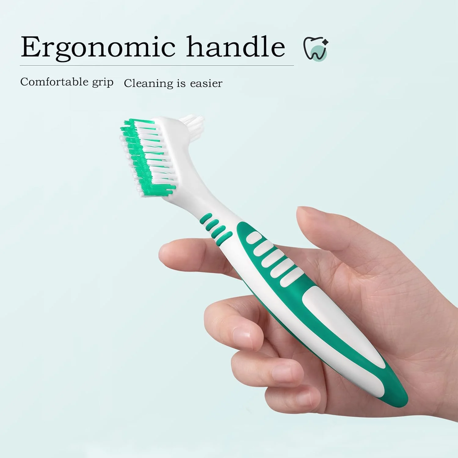 Denture Cleaning Care Cleaning Brush - Image 3