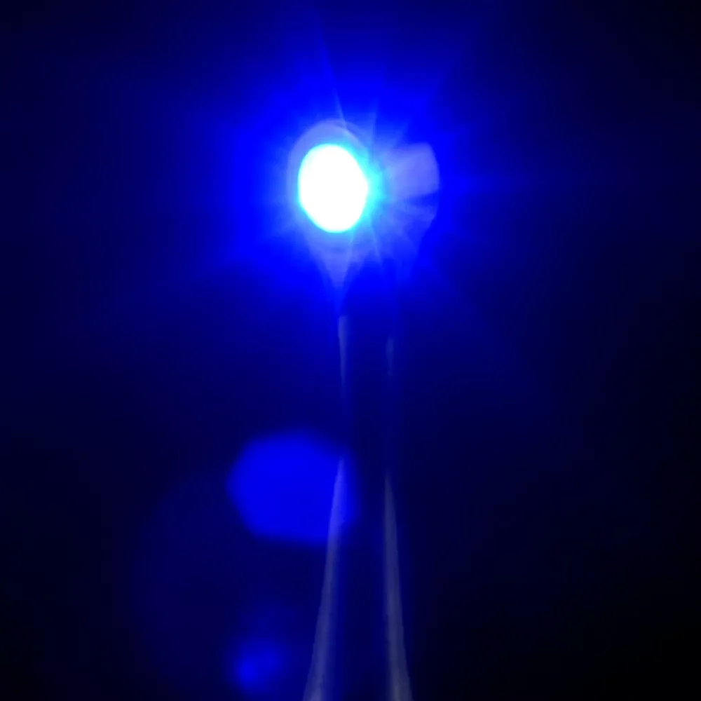 Bright blue LED light source