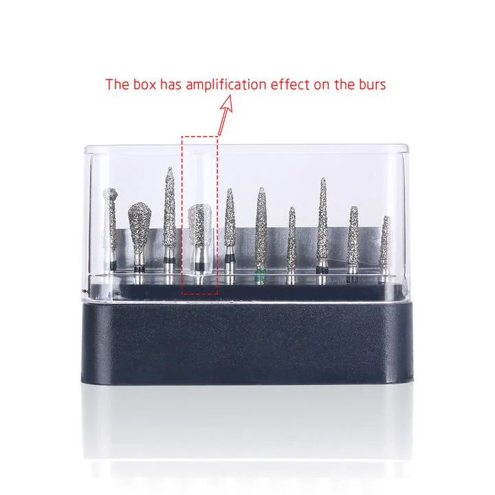 AZDENT Dental Diamond Bur FG-111 Gingival Bevel Burs Kit - Image 4
