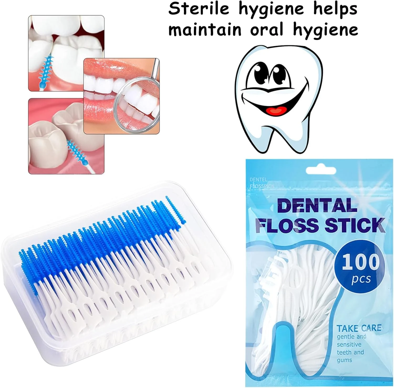 Orthodontic Silicone Interdental Brushes (40/Pack) - Image 3