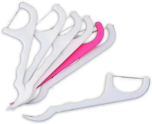 Classic Dental Floss Pick Toothpick Interdental Cleaner (5 Packs) - Image 3
