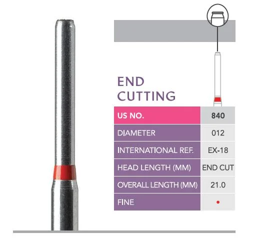End Cutting Bur EX18F (3/Pack)