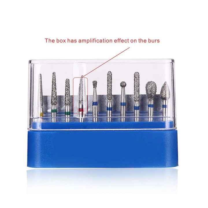 AZDENT Dental Diamond Bur FG-108 Porcelain Shouldered Abutment Polishing Kit - Image 3