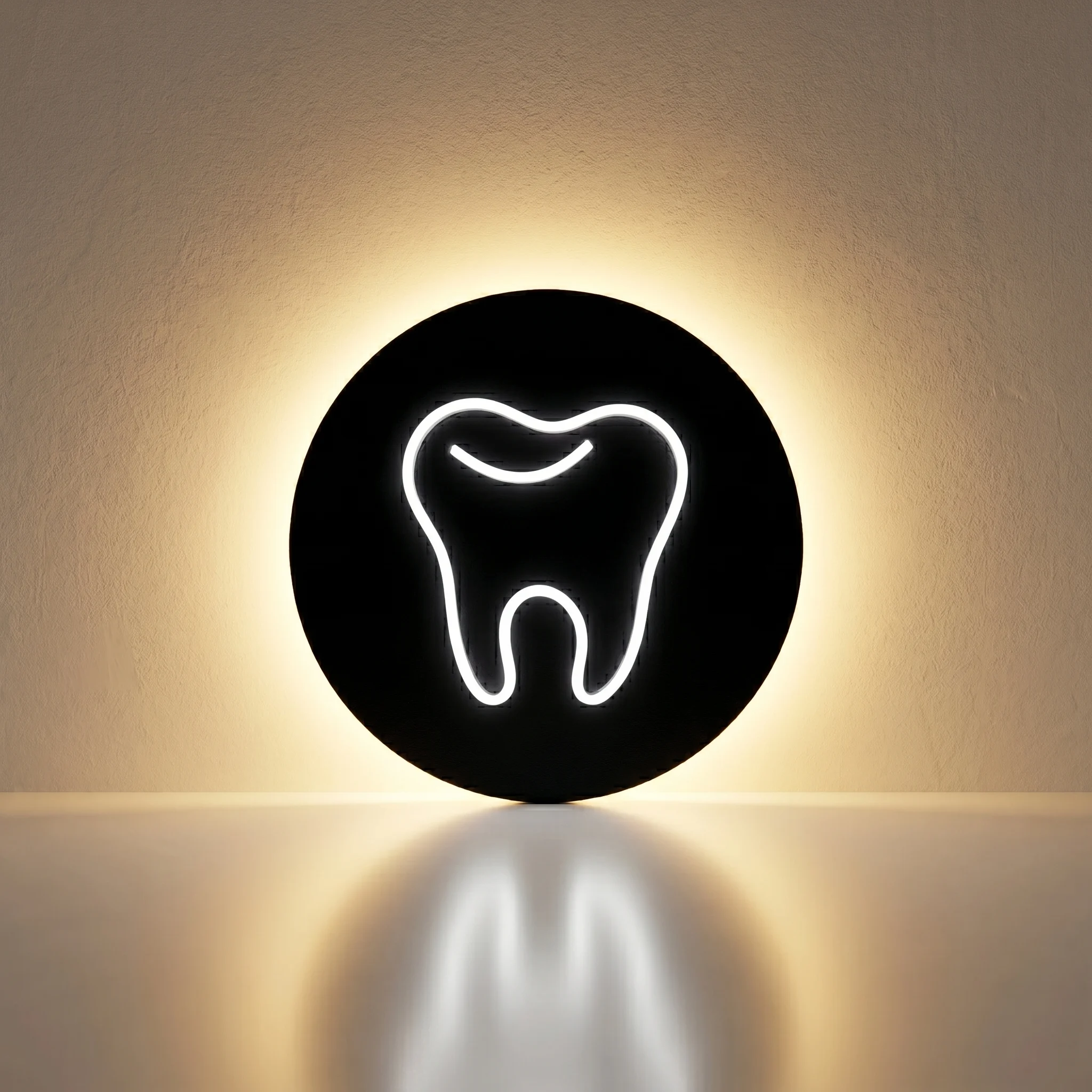 Dental Wall Tooth Neon Sign With Power Adapter - Image 2