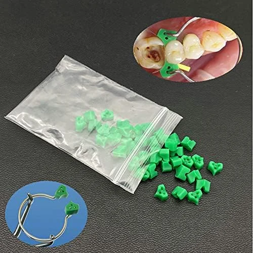 Dental Silicone Wedges Add On Wedges (40/Pack)