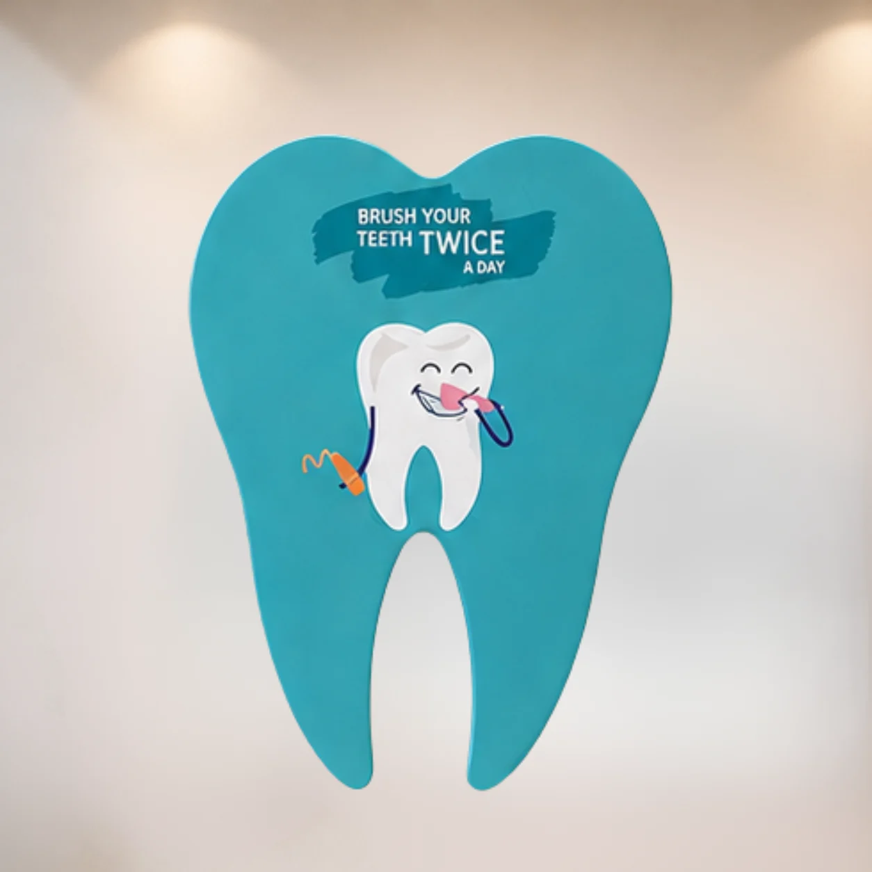 Dental Teeth Shape Wall Sign (3/Pack) - Image 5