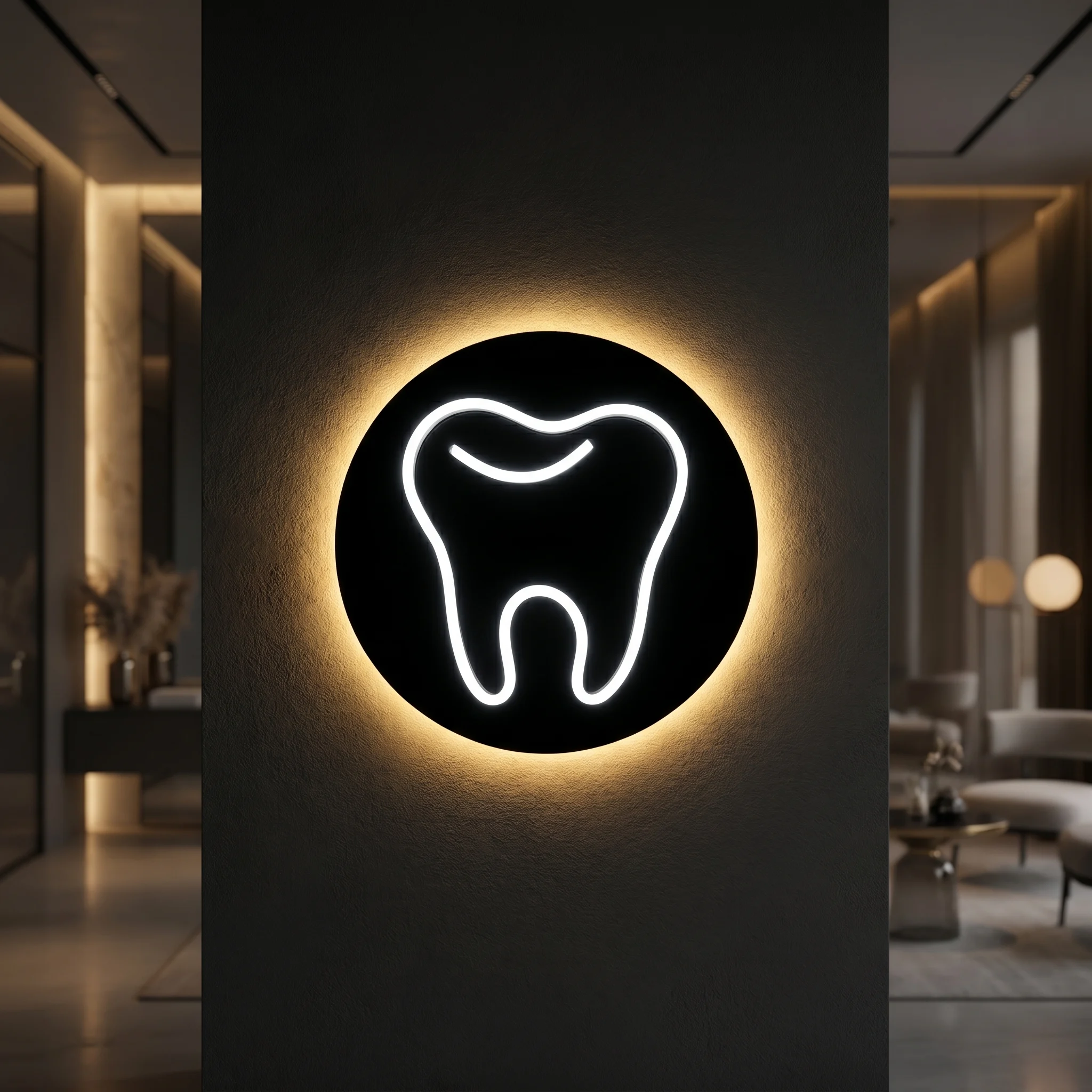 Dental Wall Tooth Neon Sign With Power Adapter - Image 3