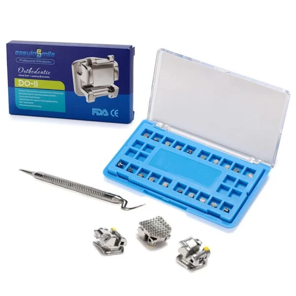 Dental Orthodontic Metal Bracket Self-ligating MINI Braces ROTH 022 - Image 3