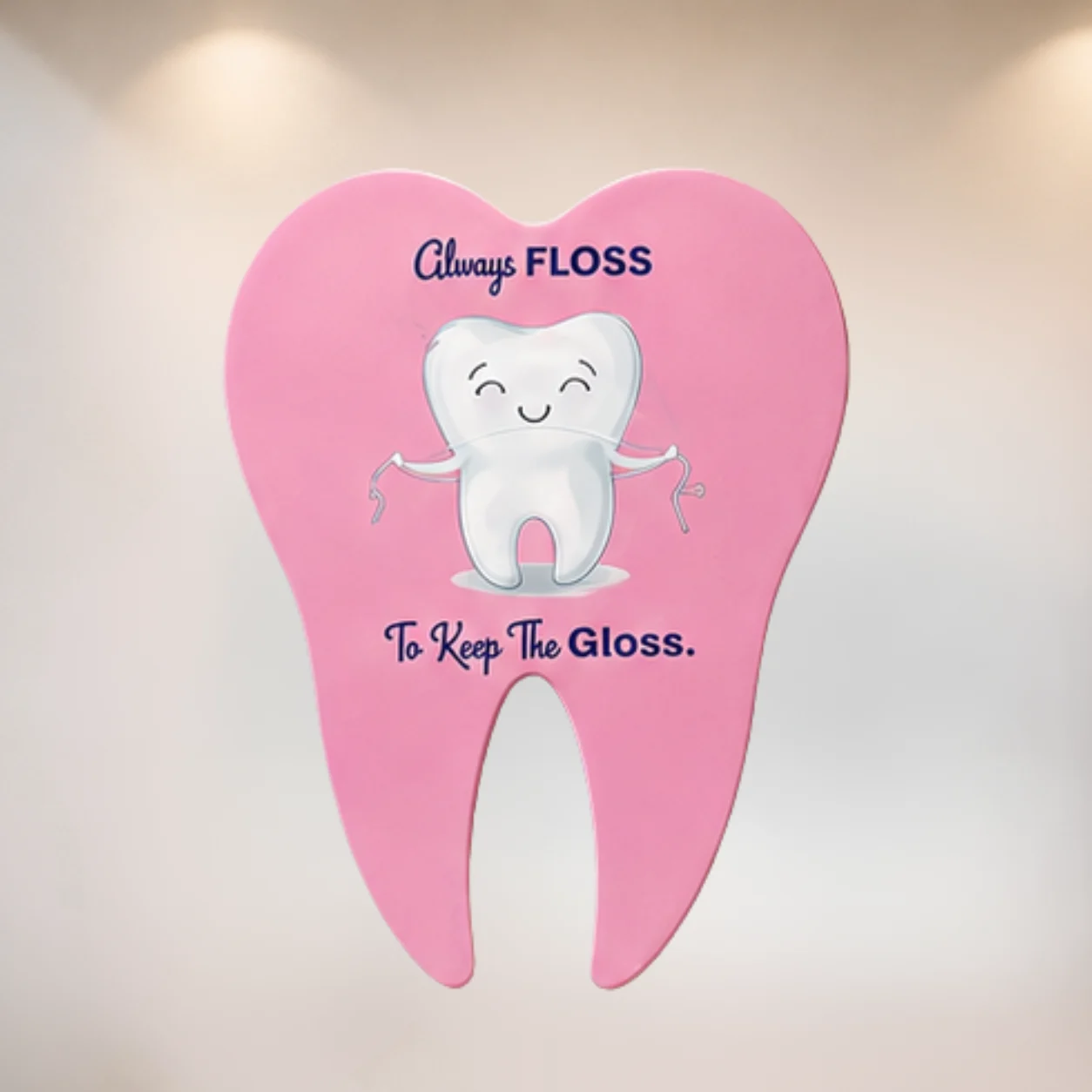 Dental Teeth Shape Wall Sign (3/Pack) - Image 4