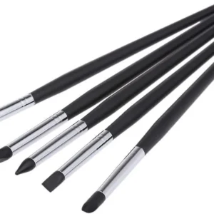 Alternative view of Dental Adhesive Composite Resin Cement Porcelain Teeth Silicone Brush Pen Black (5/Pack)