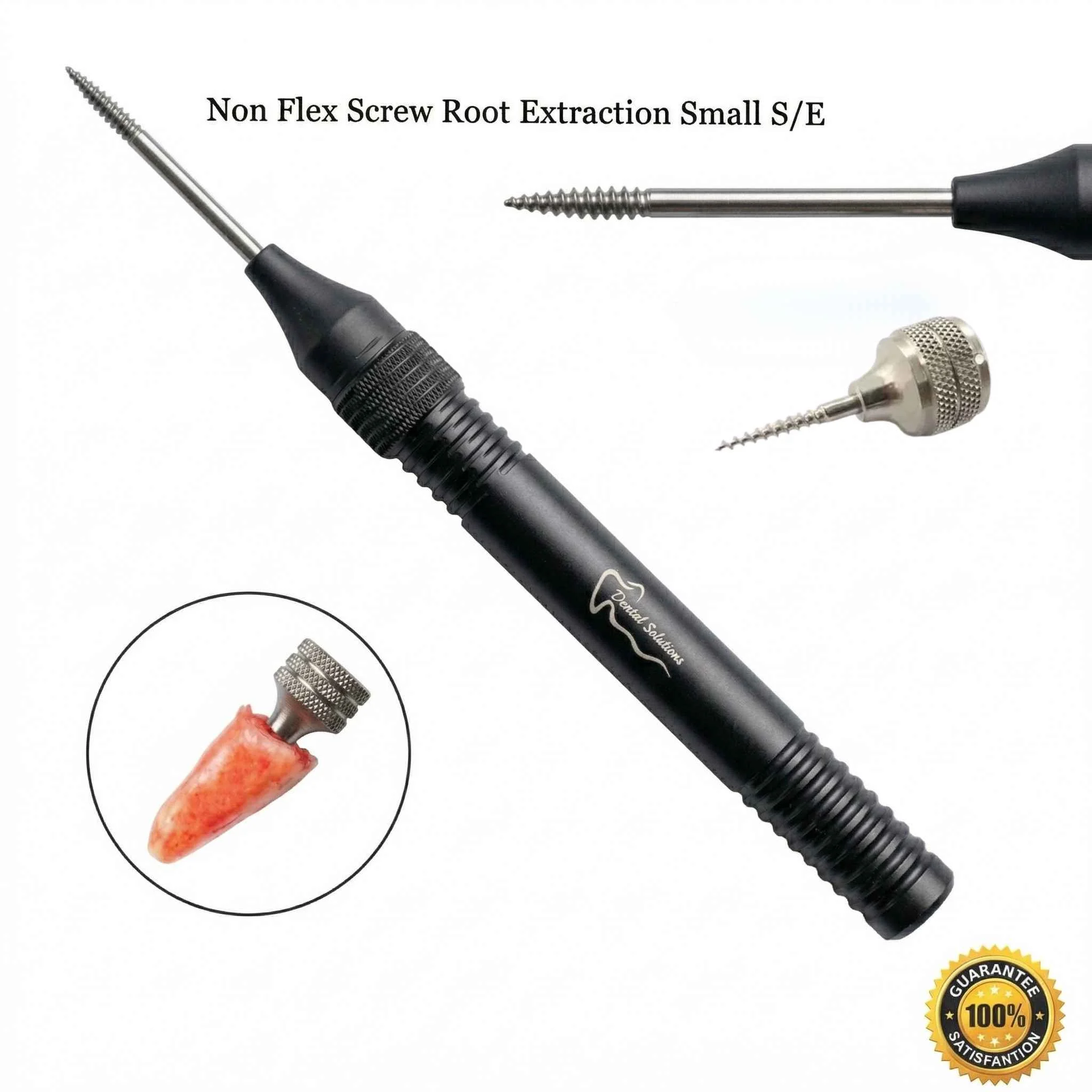 Dental root extraction tool with attachments