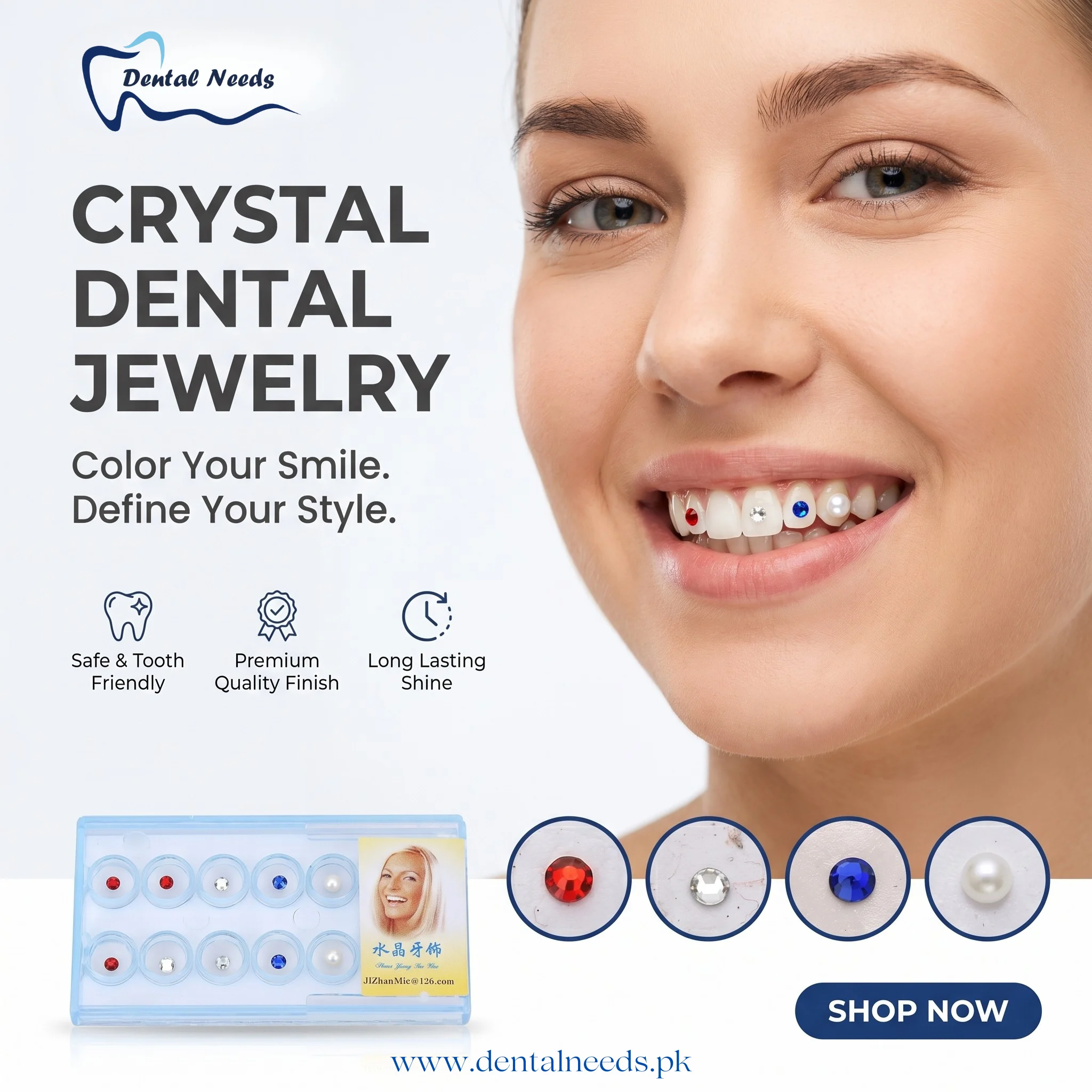 Dental Crystal Tooth Jewelry - Image 8