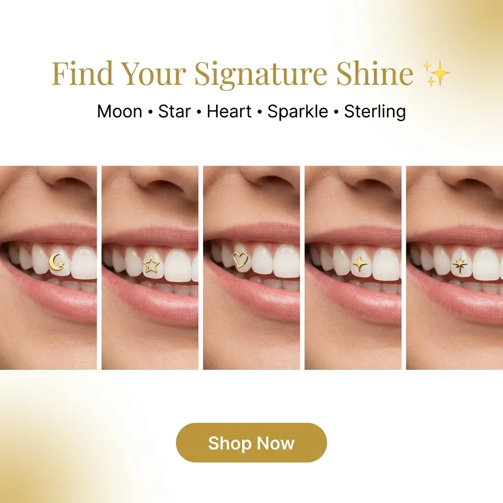 Golden Dental Teeth Jewelry