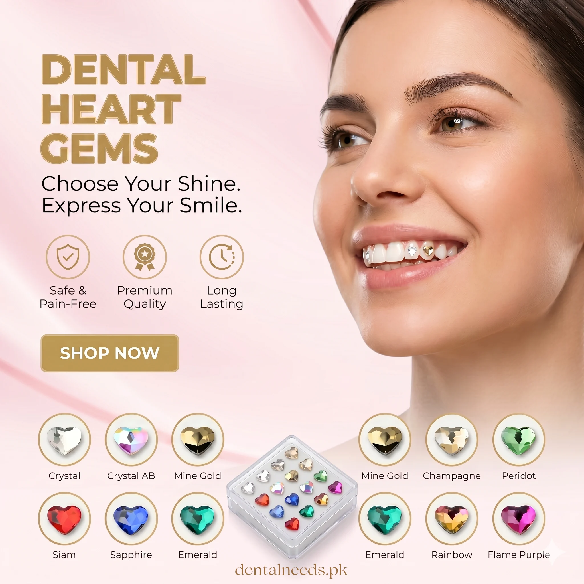 Dental Heart Shaped Gems - Image 5