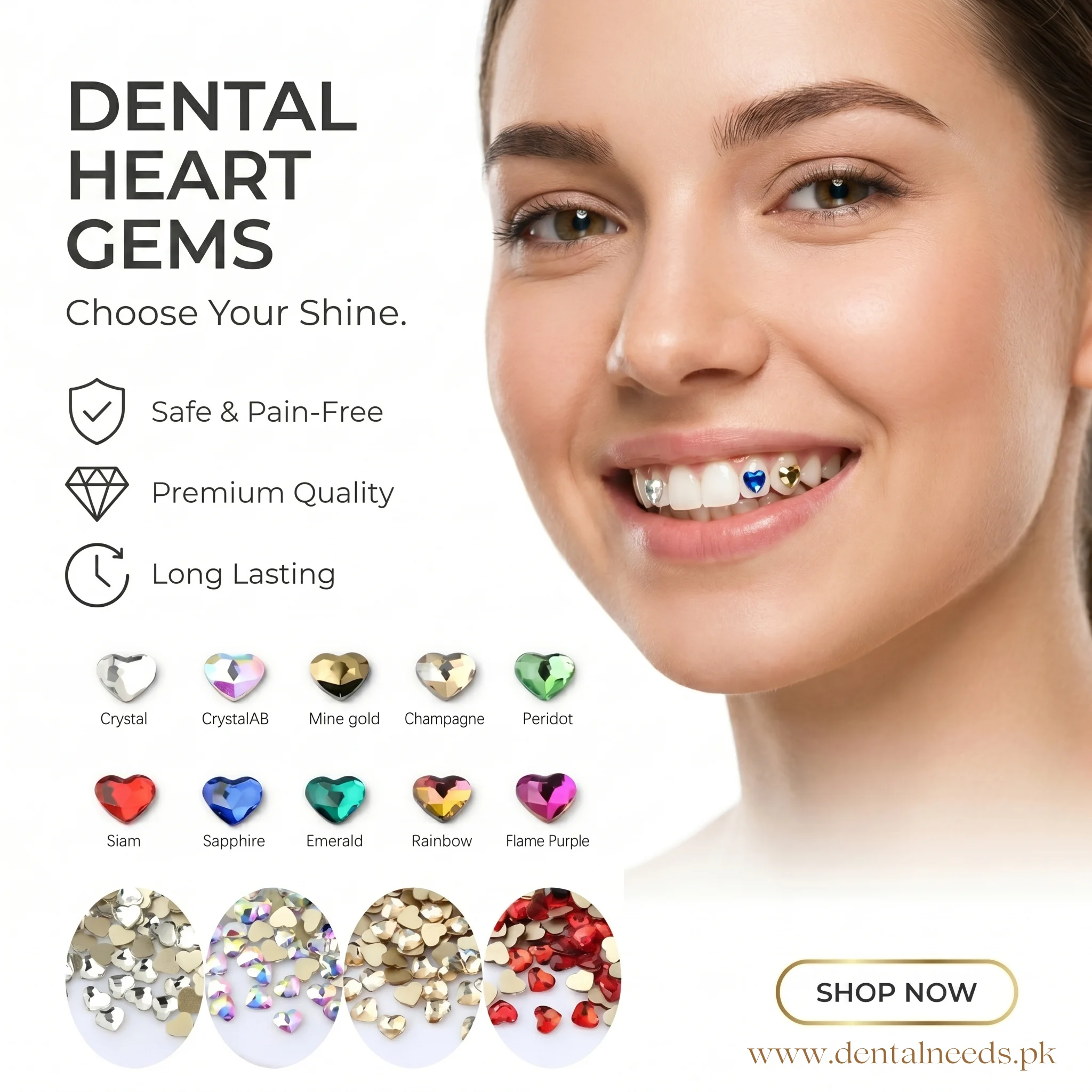 Dental Heart Shaped Gems - Image 6
